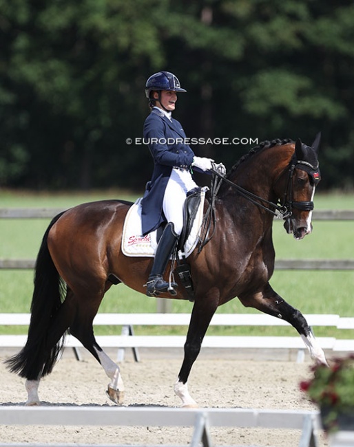 Beatrice Arturi and Grandeur at their last international together, the 2022 CDI Meerle :: Photo © Astrid Appels