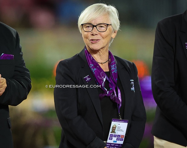 Danish 5* judge Susanne Baarup :: Photo © Astrid Appels