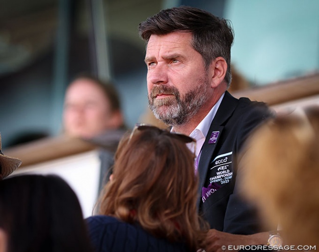 Hans-Christian Matthiesen at the 2022 World Championships Dressage in Herning (DEN) :: Photo © Astrid Appels
