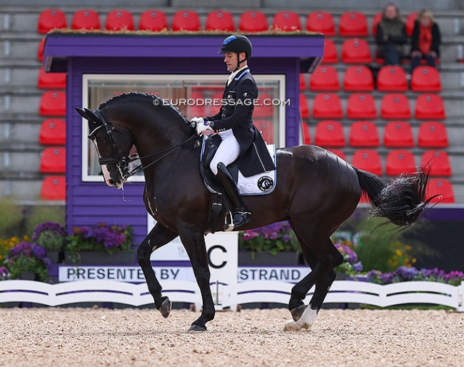 John Thompson and Chemistry at the 2022 World Championships in Herning :: Photo © Astrid Appels