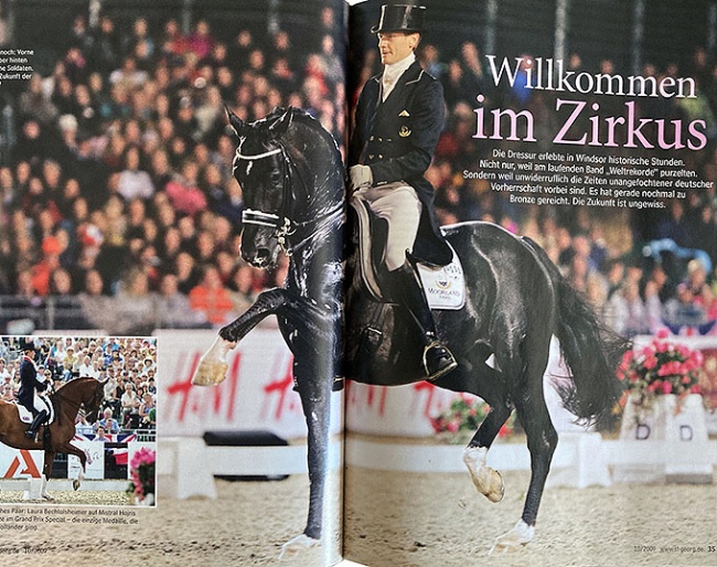 St. Georg's controversial show report of the 2009 European Championships in Windsor, where Totilas made his rise to stardom. The title was "Welcome to the Circus"