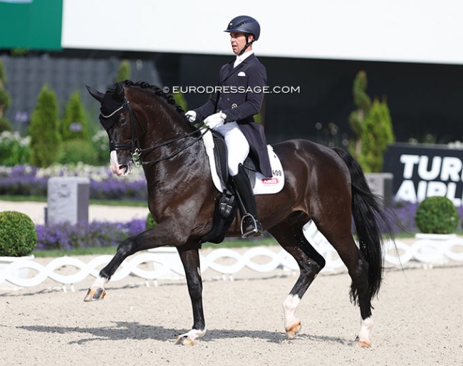 Benjamin Werndl and Daily Mirror at the 2022 CDIO Aachen :: Photo © Astrid Appels