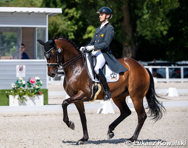 Alejandro Oliva and Decor at the 2022 European Under 25 Championships :: Photo © Lukasz Kowalski