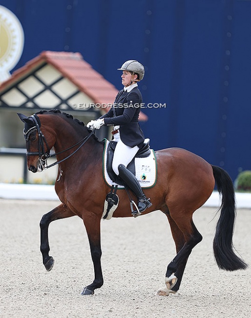 Nina Kudernak and Queolito at the 2022 Louisdor Cup qualifier in Hagen :: Photo © Astrid Appels