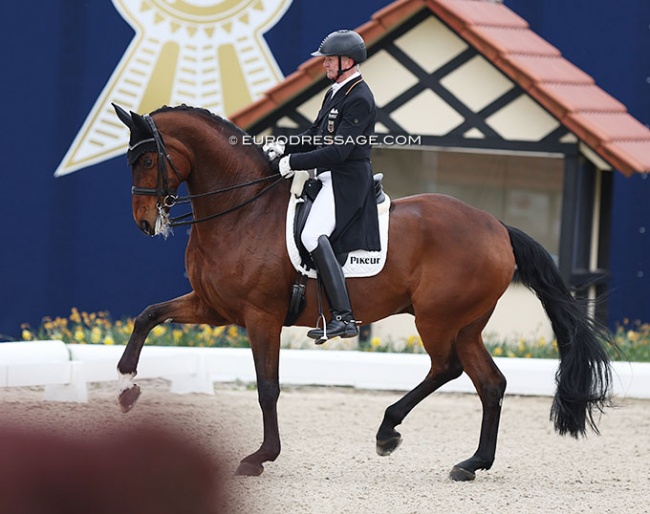 Hubertus Schmidt and Beryll at the 2022 CDI Hagen :: Photo © Astrid Appels