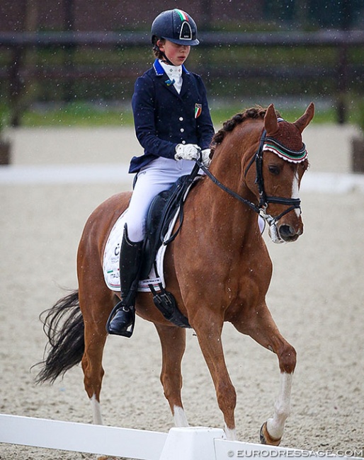 Ludovica Camerlengo and Chantre at the 2022 CDI Opglabbeek :: Photo © Astrid Appels