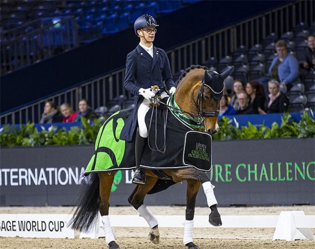 Marten Luiten and Fynona at the 2023 CDI-W Amsterdam :: Photo © Lovsta