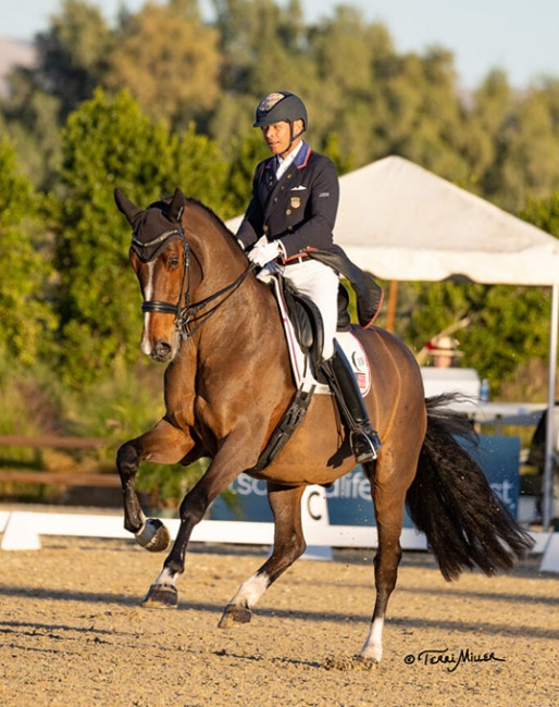 Steffen Peters and Suppenkasper at the 2023 CDI-W Thermal :: Photo © Terri Miller