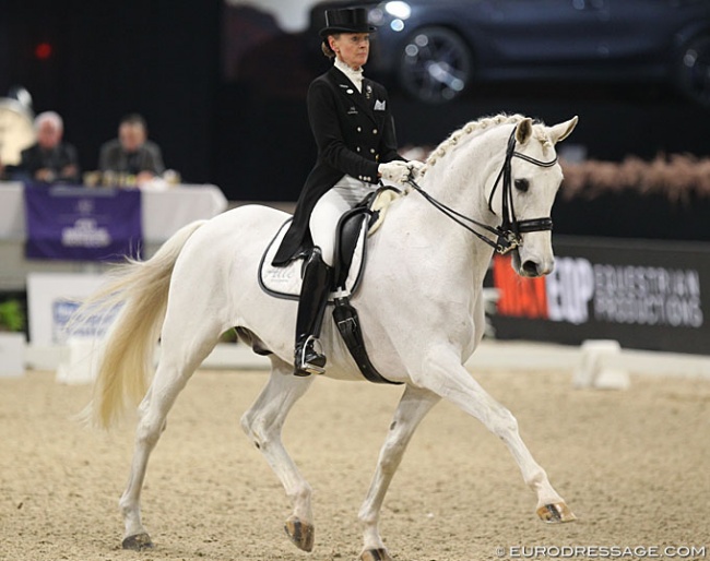 Mai Tofte Olesen and Rustique at the 2019 CDI-W Mechelen :: Photo © Astrid Appels