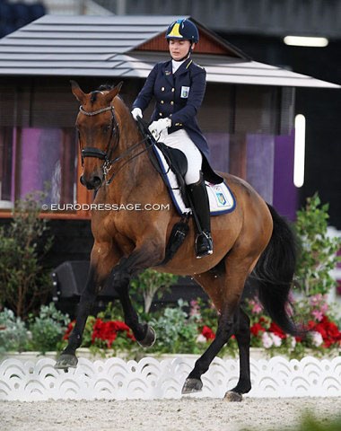 Inna Logutenkova on Fleraro at the 2021 Olympic Games in Tokyo :: Photo © Astrid Appels