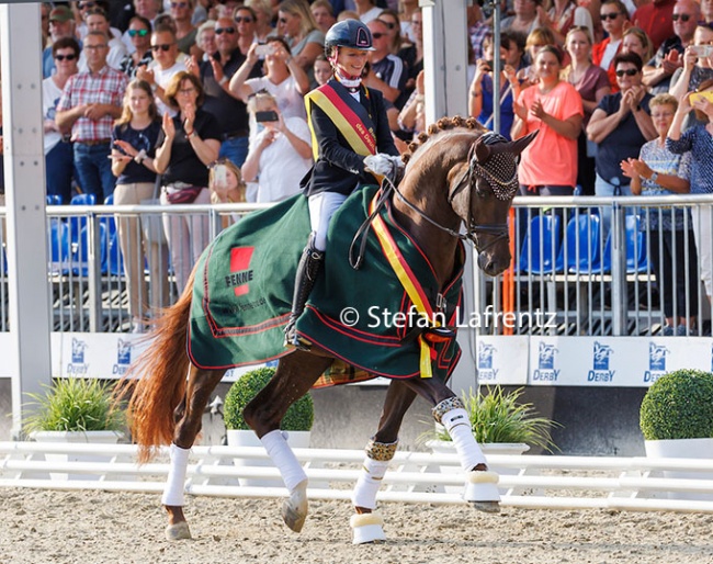 Mareike Mimberg and San to Alati win the 2022 Bundeschampionate :: Photo © Stefan Lafrentz