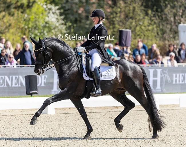 Malin Nilsson and Zouzo at the 2022 Nurnberger Burgpokal qualifier in Hagen :: Photo © Stefan Lafrentz