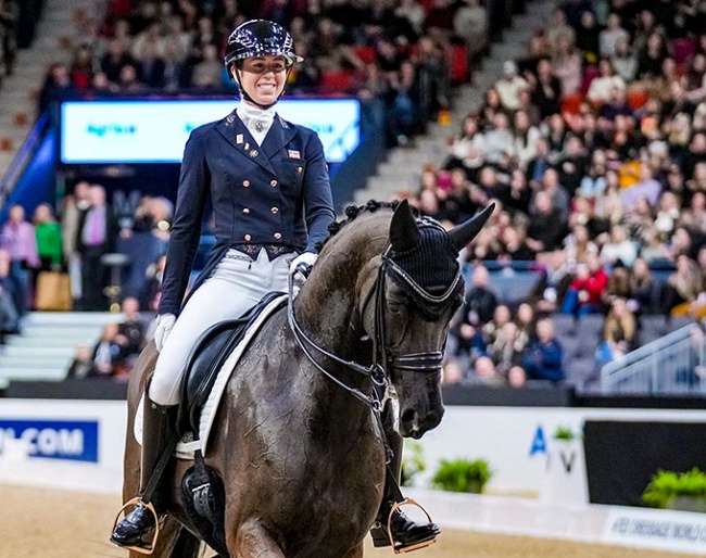 Carina Cassoe Kruth and Heiline's Danciera at the 2023 CDI-W Gothenburg :: Photo © Kim Lundin