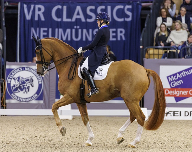 Nanna Skodborg Merrald and Blue Hors Zepter at the 2023 CDI-W Neumunster :: Photo © Stefan Lafrentz