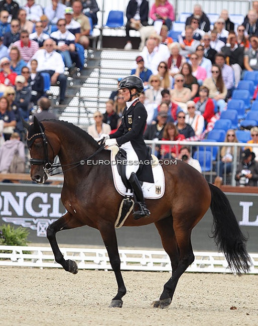 Helen Langehanenberg and Annabelle at the 2021 European Championships :: Photo © Astrid Appels