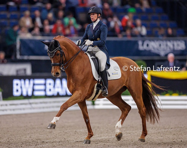 Nicole Casper and Don Roeschen FBW at the 2022 CDI Stuttgart :: Photo © Stefan Lafrentz