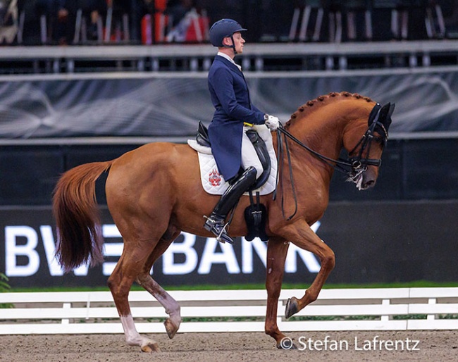 Matthias Rath and Destacado FRH at the 2022 CDI Stuttgart :: Photo © Stefan Lafrentz