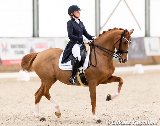 Jeanna Hogberg and Badinda Altena at the 2022 CDI-W Zakrzow :: Photo © Lukasz Kowalski