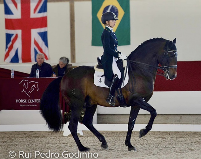 Maria Caetano and Fenix de Tineo at the 2023 CDI Beloura :: Photo © Rui Pedro Godinho