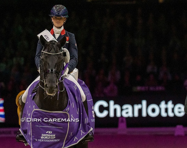 Charlotte Fry and Glamourdale win the final WEL qualifier at the 2023 CDI-W 's Hertogenbosch :: Photos © Dirk Caremans