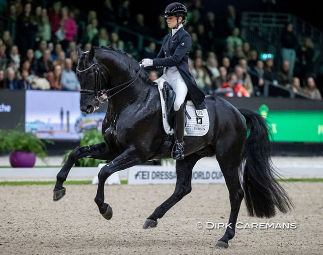 Charlotte Fry and Glamourdale at the 2023 CDI-W 's Hertogenbosch :: Photos © Dirk Caremans