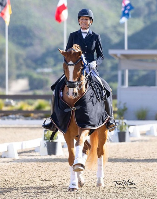 Tina Caldwell and Lagerfeld K at the 2023 CDI Temecula :: Photo © Terri Miller