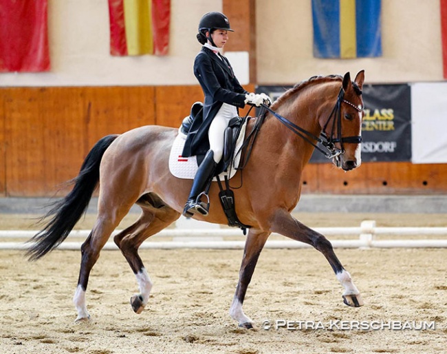 Pia Stallmeister and Simoncic' Korefan at the 2023 CDN Weikersdorf :: Photos © Petra Kerschbaum