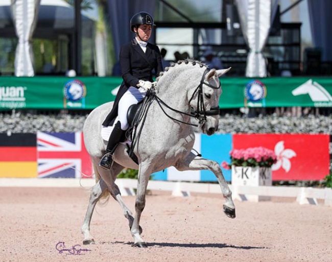 Kerrigan Gluch and Mejorano HGF at the 2023 CDI Wellington :: Photo © Sue Stickle