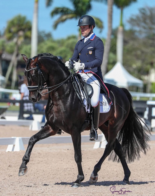 Endel Ots and King's Pleasure at the 2023 CDN Wellington :: Photo © Sue Stickle