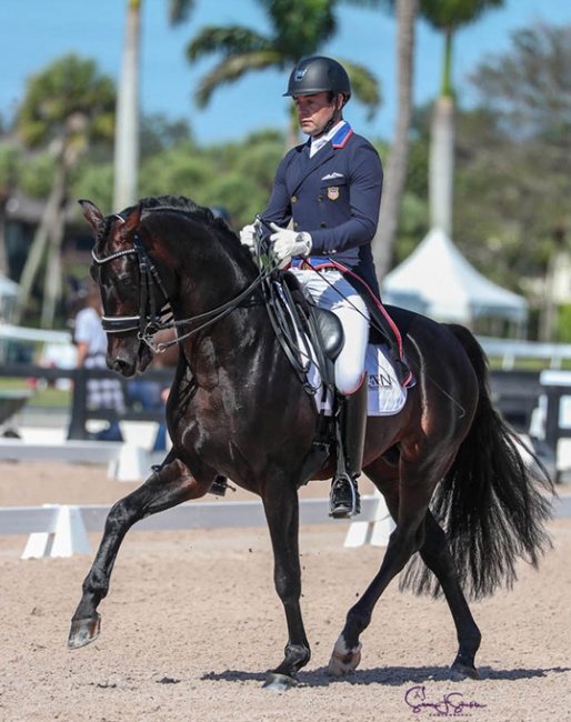 Endel Ots and King's Pleasure at the 2023 CDN Wellington :: Photo © Sue Stickle