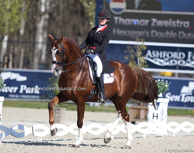Thamar Zweistra and Hexagon's Double Dutch at the 2021 CDI Opglabbeek :: Photo © Astrid Appels