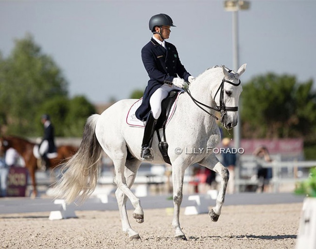 Pedro Tavares de Almeida and Famous do Vouga at the 2022 CDI Camarma de Estruelas :: Photo © Lily Forado