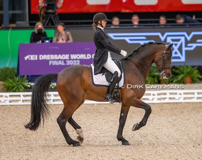 Alisa Glinka and Aachen at the 2022 World Cup Finals :: Photo © Dirk Caremans