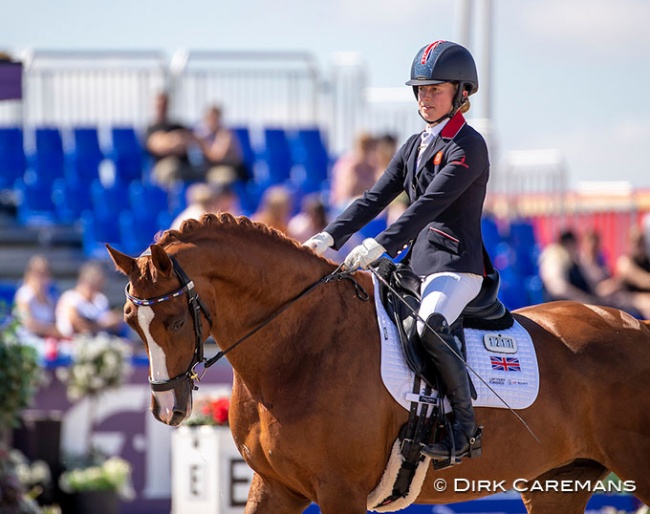 Georgia Wilson on Sakura at the 2022 World Para Dressage Championships in Herning :: Photo © Hippofoto.be