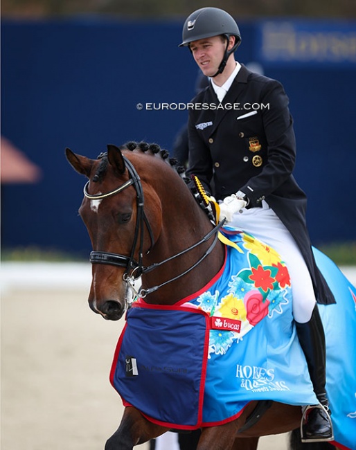 Sönke Rothenberger and Fendi win the 4* Grand Prix for Special at the 2023 CDI Hagen :: Photo © Astrid Appels