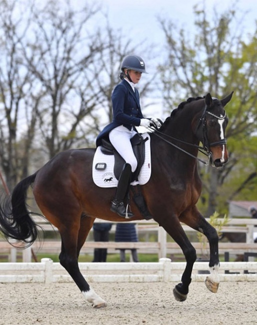 Sophia Doheny and Enrico at the 2023 CDN Le Mans