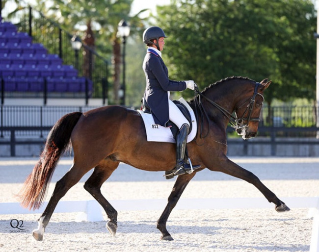 Anna Marek and Fire Fly at the 2023 CDI Ocala :: Photo © Q2 Photography