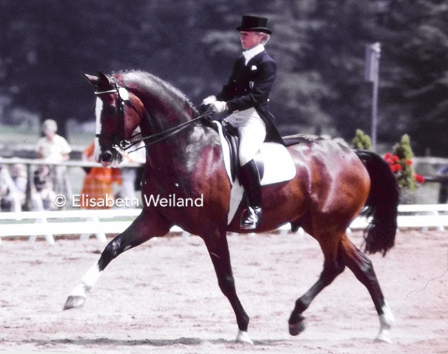 Margit Otto-Crepin and Corlandus at the 1987 European Championships in Goodwood :: Photos © Elisabeth Weiland