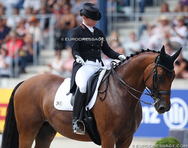 Isabell Werth and Emilio at the 2018 CDIO Aachen, where they won the Special and Kur to Music :: Photo © Astrid Appels