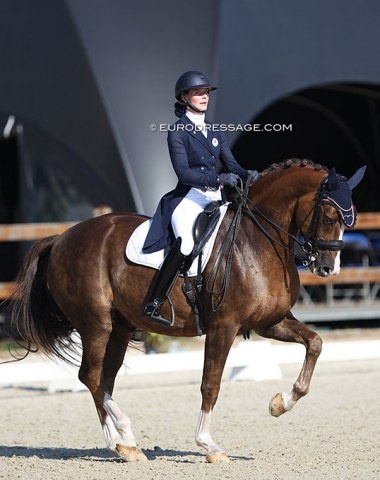 Aleksandra Maksakova and Bojengels at the 2020 CDI Grote Brogel :: Photo © Astrid Appels