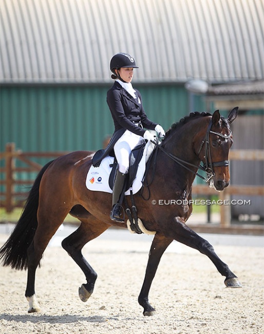 Maria Takada and Britania at the 2021 CDI Grote Brogel :: Photo © Astrid Appels
