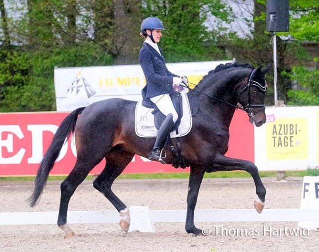 Beatrice Hoffrogge and Zuperman OLD at the 2023 CDN Bielefeld :: Photo © Thomas Hartwig