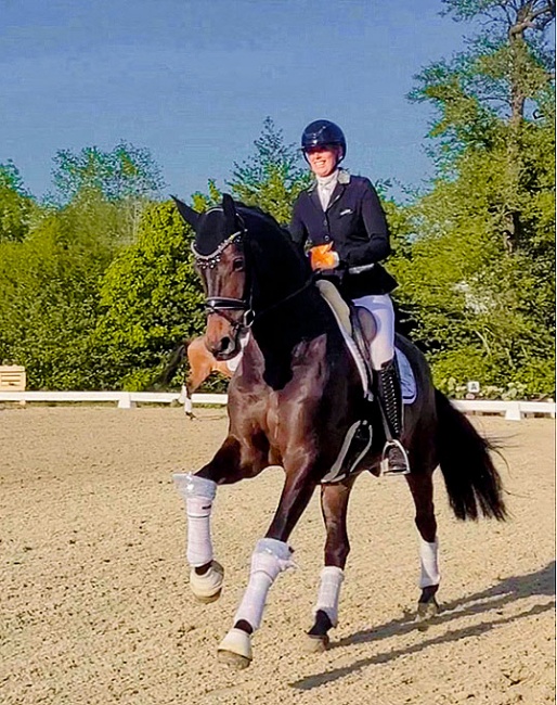 Anna Mitter and Manolo win the 6-year old division at the 2023 CDN Bülkau