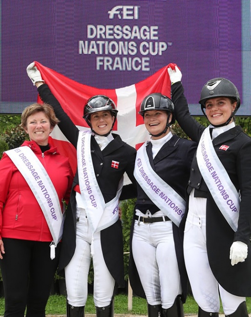 Team Denmark wins the FEI Nations Cup at the 2023 CDIO Compiegne :: Photo © PSV