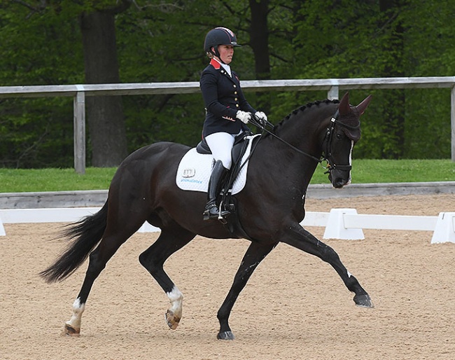 Sophie Wells and Don Cara :: Photo © British Dressage
