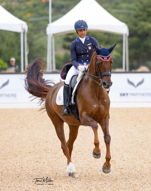 Anna Buffini and Davinia La Douce at the 2023 CDI Temecula :: Photo © Terri Miller