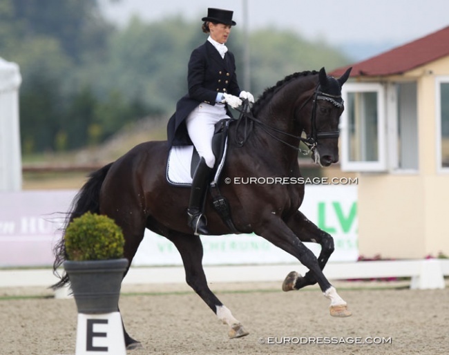 Petra van Esch and Fifty Fifty at the 2020 CDI Hagen :: Photo © Astrid Appels