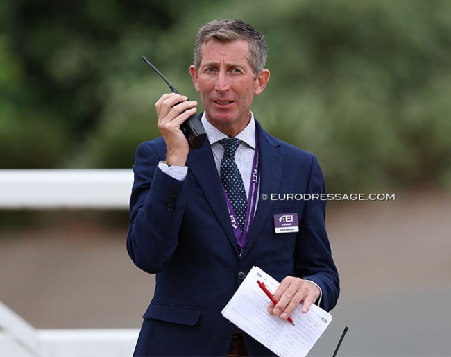 Dan Chapman at the 2022 European Junior / Young Riders Championships in Hartpury :: Photo © Astrid Appels