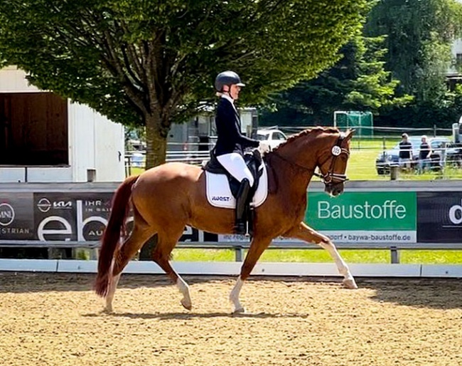 Carina Harnisch and Secret's Sensation at the 2023 CDN Aulendorf :: Photo © private