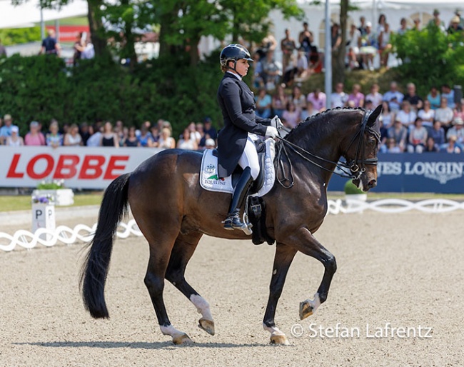 Dorothee Schneider and First Romance at the 2023 German Dressage Championships in Balve :: Photo © Stefan Lafrentz